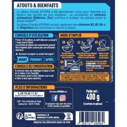 Gâteau Energie Moelleux Nature - 400g -Activités De Plein Air gateau energie moelleux nature 400g 2