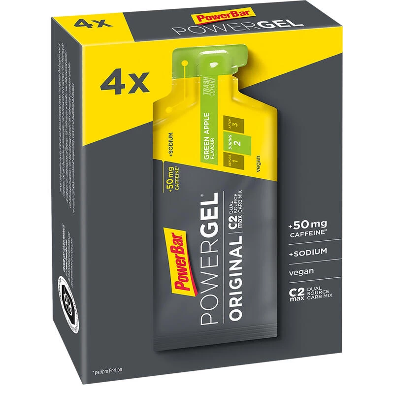 Powerbar Gel énergétique POWER GEL Pomme 4x41g 3 Powerbar Gel énergétique POWER GEL Pomme 4x41g