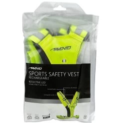 AVENTO Gilet De Sport à Led - Rechargeable - Jaune Fluo - Gilet De Sécurité -Activités De Plein Air gilet de sport a led rechargeable jaune fluo gilet de securite 5