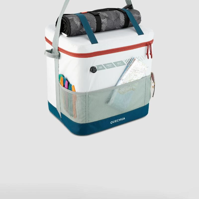 Quechua GLACIERE SOUPLE DE CAMPING - 35 LITRES - CONSERVATION AU FRAIS 17 HEURES 4 Quechua GLACIERE SOUPLE DE CAMPING - 35 LITRES - CONSERVATION AU FRAIS 17 HEURES – Image 2