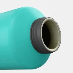 Quechua Gourde Alu 1L Avec Bouchon à Ouverture Rapide Pour La Randonnée - Vert -Activités De Plein Air gourde alu 1l avec bouchon a ouverture rapide pour la randonnee vert 8