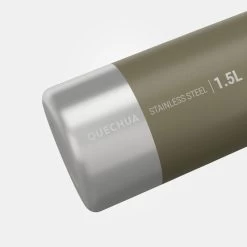 Quechua Gourde Inox 1,5L Avec Bouchon à Vis Pour La Randonnée - Kaki 14 Quechua Gourde Inox 1,5L Avec Bouchon à Vis Pour La Randonnée - Kaki -Activités De Plein Air gourde inox 15l avec bouchon a vis pour la randonnee kaki 2