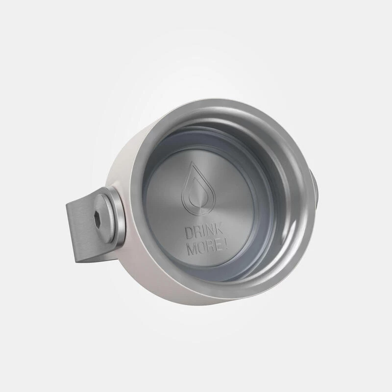 Quechua Gourde Inox 1L Avec Bouchon à Vis Pour La Randonnée - Blanc 8 Quechua Gourde Inox 1L Avec Bouchon à Vis Pour La Randonnée - Blanc – Image 6