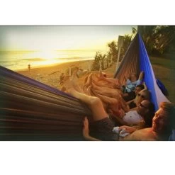 TICKET TO THE MOON Hamac King SizeAqua / Gris Foncé -Activités De Plein Air hamac king sizeaqua gris fonce 3