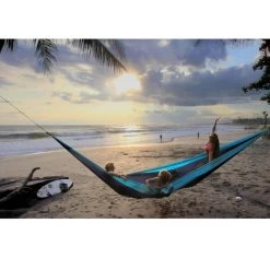 TICKET TO THE MOON Hamac King SizeAqua / Gris Foncé -Activités De Plein Air hamac king sizeaqua gris fonce 4