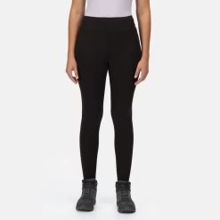 Regatta Holeen II Legging De Fitness Pour Femme - Noir -Activités De Plein Air holeen ii legging de fitness pour femme noir 4