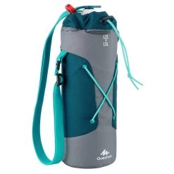 Quechua Housse Isotherme Pour Gourde Randonnée 1,2 à 1,5 Litre Gris/bleu -Activités De Plein Air housse isotherme pour gourde randonnee 12 a 15 litre grisbleu 4