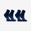 Lot X2 De Chaussettes Running Enfant -KIPRUN 500 MID Bleue Marine -Activités De Plein Air lot x2 de chaussettes running enfant kiprun 500 mid bleue marine