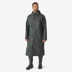 Manteau Long Chasse Imperméable 500 Vert
