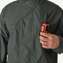 Manteau Long Chasse Imperméable 500 Vert -Activités De Plein Air manteau long chasse impermeable 500 vert 5