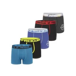 FREEGUN Pack Surprise De 5 Boxers Homme En Coton -Activités De Plein Air pack surprise de 5 boxers homme en coton 1