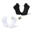 BV Sport Pack X2 | Socquettes Ultra-courtes Running Light 3D Noir/blanc -Activités De Plein Air pack x2 socquettes ultra courtes running light 3d noirblanc