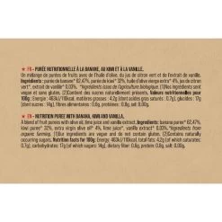 Pack X20 Purées Nutritionnelles Bio Fruitées Banane-Kiwi-Vanille 90g 9 Pack X20 Purées Nutritionnelles Bio Fruitées Banane-Kiwi-Vanille 90g -Activités De Plein Air pack x20 purees nutritionnelles bio fruitees banane kiwi vanille 90g 2
