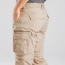 Pantalon Cargo Modulable De Trek Voyage - TRAVEL 100 MODUL Sable Homme -Activités De Plein Air pantalon cargo modulable de trek voyage travel 100 modul sable homme 8