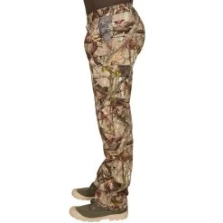 PANTALON CHASSE 100 RESPIRANT SILENCIEUX COTON CAMOUFLAGE FORET -Activités De Plein Air pantalon chasse 100 respirant silencieux coton camouflage foret 2