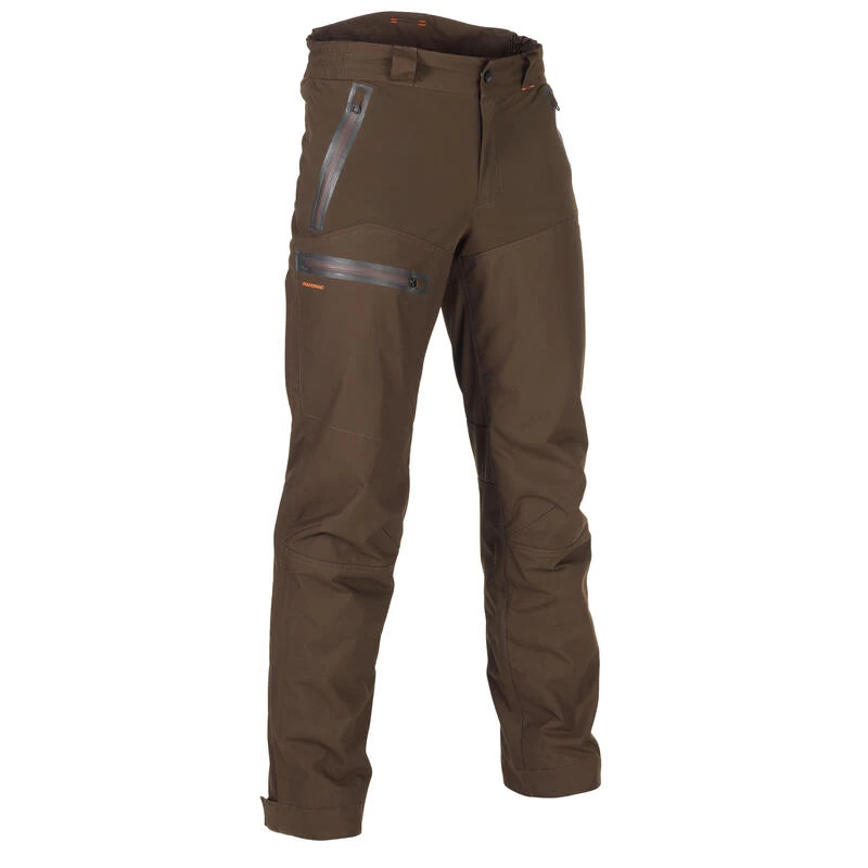 Pantalon Chasse Imperméable Renfort Marron 900 3 Pantalon Chasse Imperméable Renfort Marron 900