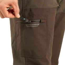 PANTALON Chasse RENFORT MARRON TEMPS SEC 500 -Activités De Plein Air pantalon chasse renfort marron temps sec 500 6
