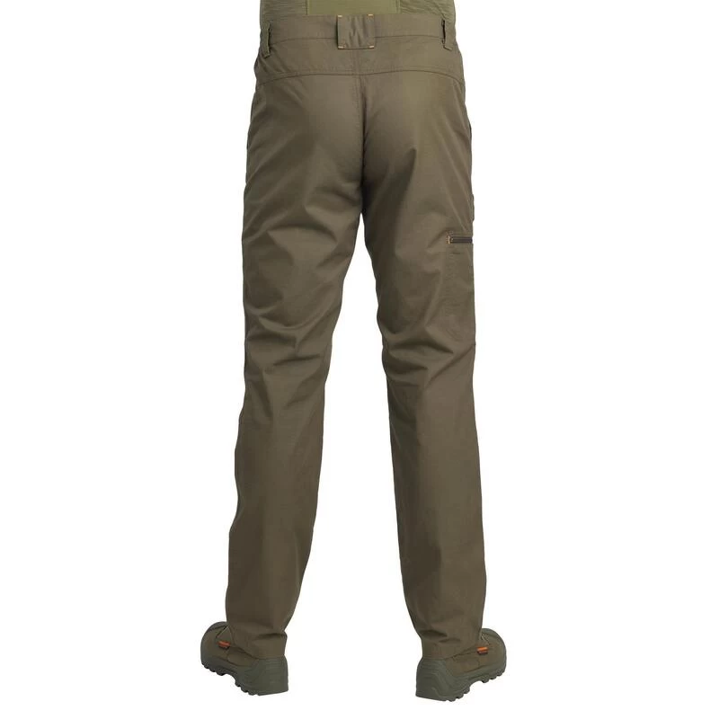 Pantalon Léger Chasse Homme - 100 Vert 5 Pantalon Léger Chasse Homme - 100 Vert – Image 3