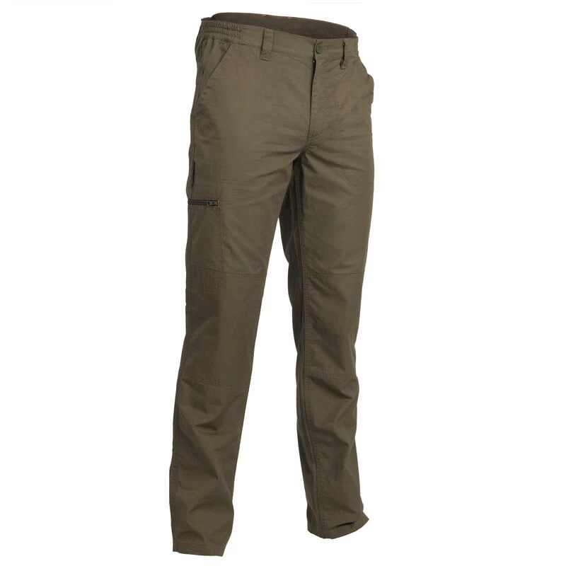 Pantalon Léger Chasse Homme - 100 Vert 3 Pantalon Léger Chasse Homme - 100 Vert