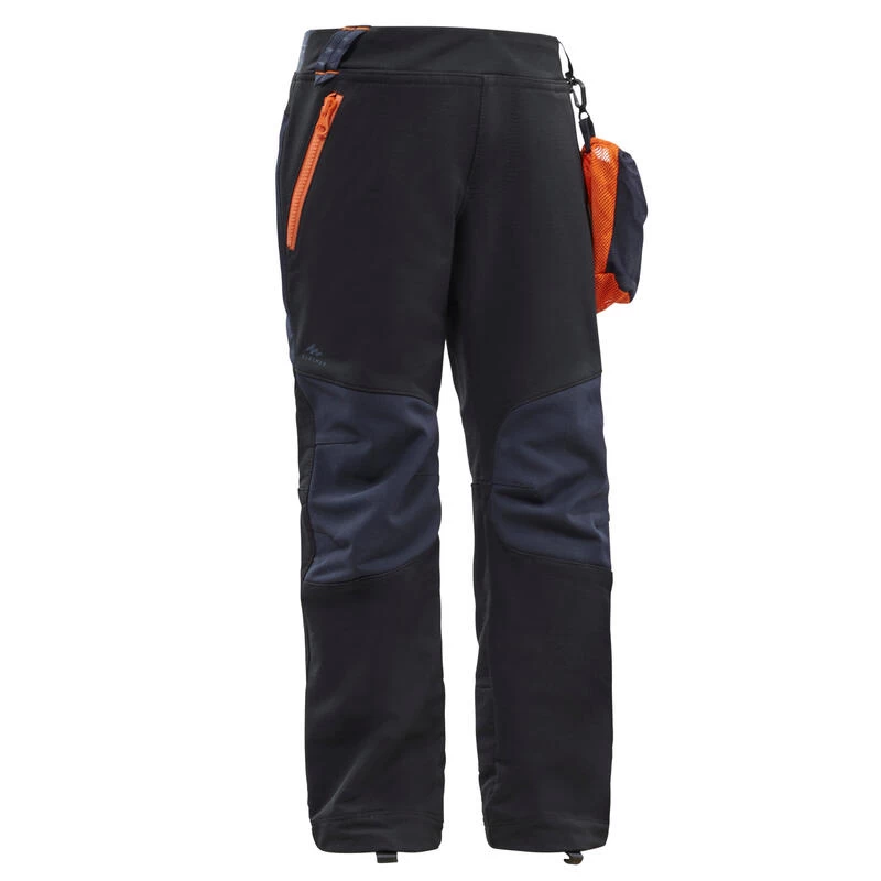 Quechua Pantalon Softshell De Randonnée - MH550 Noir - Enfant 2-6 Ans 4 Quechua Pantalon Softshell De Randonnée - MH550 Noir - Enfant 2-6 Ans – Image 2