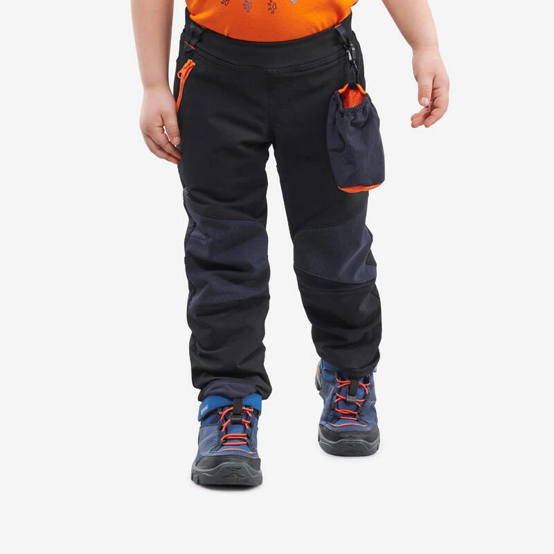 Quechua Pantalon Softshell De Randonnée - MH550 Noir - Enfant 2-6 Ans 3 Quechua Pantalon Softshell De Randonnée - MH550 Noir - Enfant 2-6 Ans