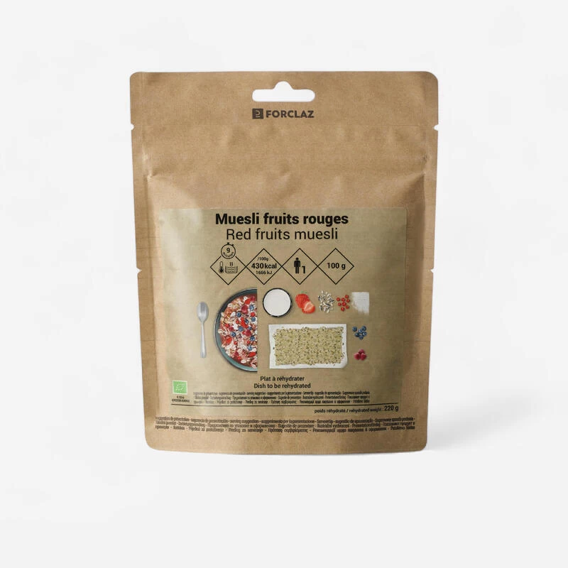 Petit-déjeuner Bio - Muesli Fruits Rouges - 100 G 3 Petit-déjeuner Bio - Muesli Fruits Rouges - 100 G