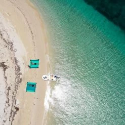 TICKET TO THE MOON Picnic Blanket Emerald / Green -Activités De Plein Air picnic blanket emerald green 2