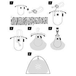 Pochette De Rangement Diffuseuse De Lumière Pour Lampe Frontale -Activités De Plein Air pochette de rangement diffuseuse de lumiere pour lampe frontale 2