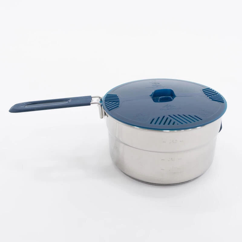 Quechua Popote Camp Du Randonneur MH100 Inox 4 Personnes (2,6L) 6 Quechua Popote Camp Du Randonneur MH100 Inox 4 Personnes (2,6L) – Image 4