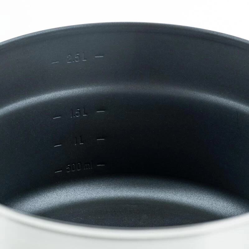 Quechua Popote Camp Du Randonneur MH500 Inox + Revêtement Anti-adhésif 4 Personnes 3,5L 10 Quechua Popote Camp Du Randonneur MH500 Inox + Revêtement Anti-adhésif 4 Personnes 3,5L – Image 8