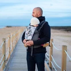 PORTE-BÉBÉ PHYSIOLOGIQUE EN COTON BIO - CLIPTSY - BAMBIN De 10 Kg à 3 Ans -Activités De Plein Air porte bebe physiologique en coton bio cliptsy bambin de 10 kg a 3 ans 2