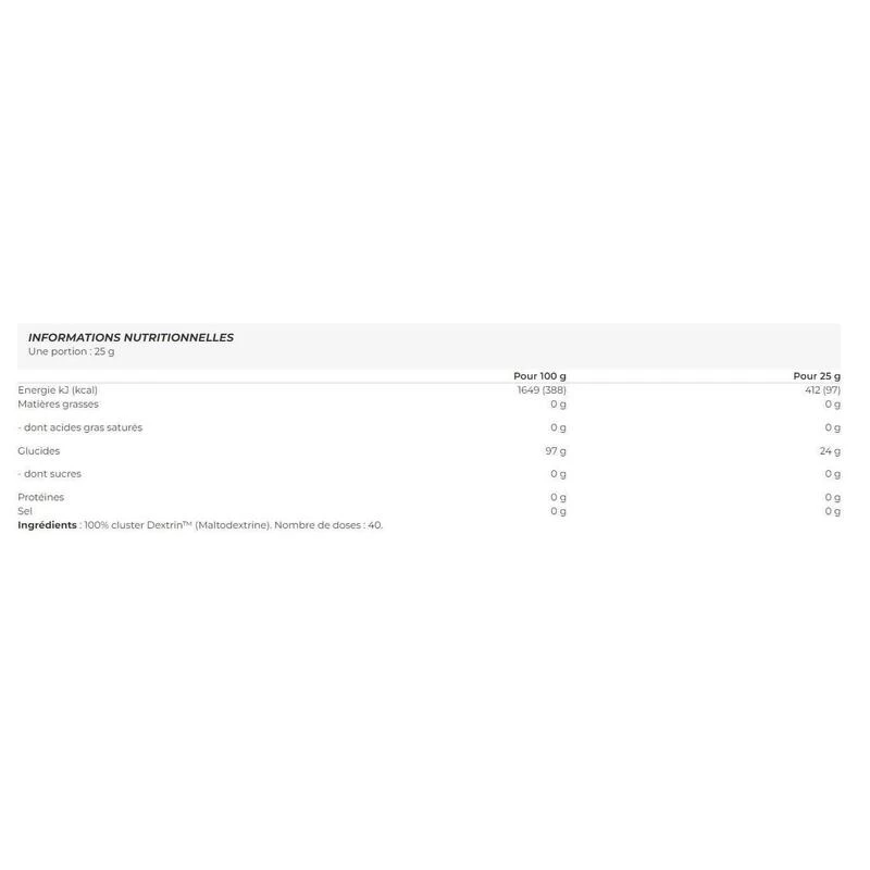 Préparations Energétiques | Préparations Energétiques | Cyclic Dextrin (1kg) | 4 Préparations Energétiques | Préparations Energétiques | Cyclic Dextrin (1kg) | – Image 2