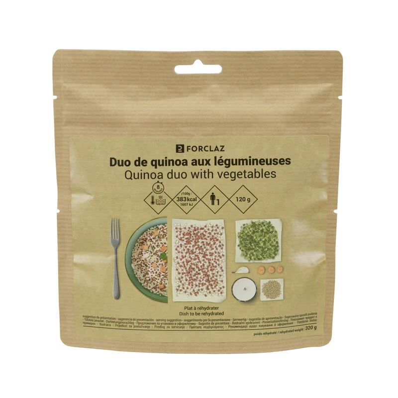 Repas Déshydraté Végétarien - Duo De Quinoa Aux Légumineuses - 120 G 4 Repas Déshydraté Végétarien - Duo De Quinoa Aux Légumineuses - 120 G – Image 2