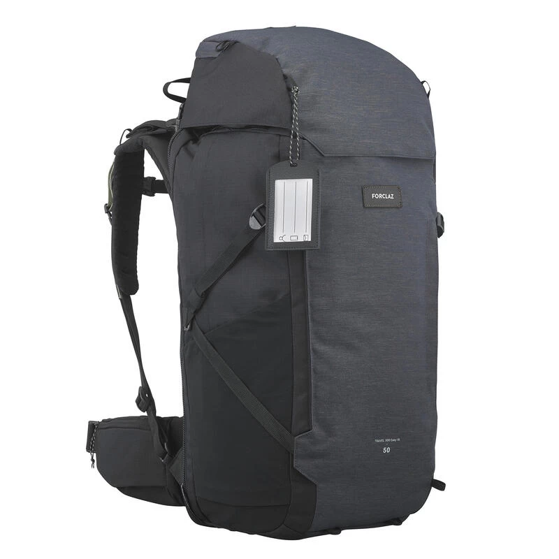 Sac à Dos De Voyage Et Trekking Ouverture Valise 50 + 6 L Homme - Travel 900 5 Sac à Dos De Voyage Et Trekking Ouverture Valise 50 + 6 L Homme - Travel 900 – Image 3
