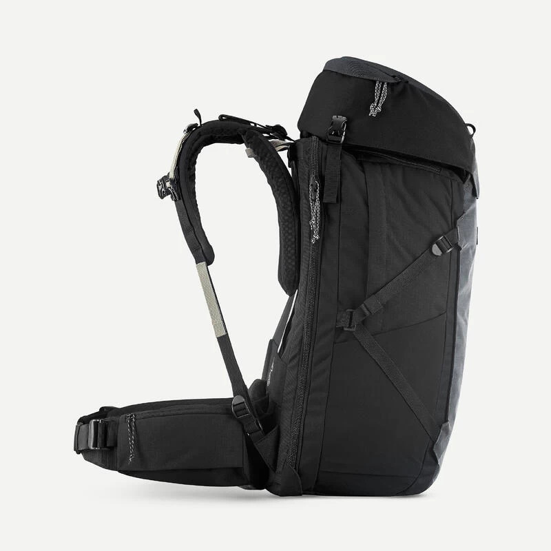 Sac à Dos De Voyage Et Trekking Ouverture Valise 50 + 6 L Homme - Travel 900 6 Sac à Dos De Voyage Et Trekking Ouverture Valise 50 + 6 L Homme - Travel 900 – Image 4