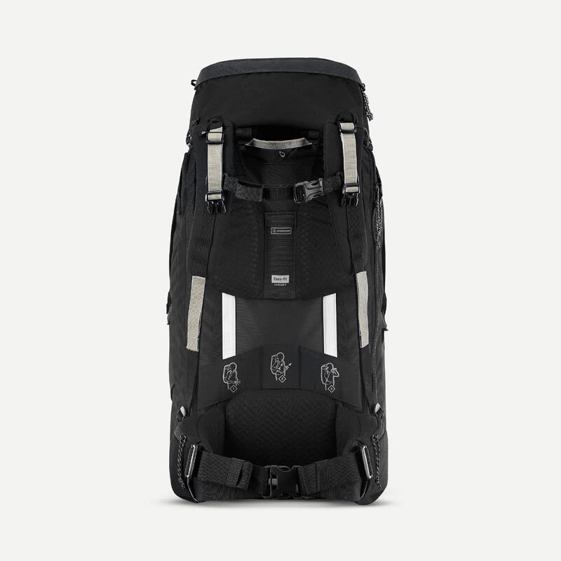 Sac à Dos De Voyage Et Trekking Ouverture Valise 50 + 6 L Homme - Travel 900 8 Sac à Dos De Voyage Et Trekking Ouverture Valise 50 + 6 L Homme - Travel 900 – Image 6