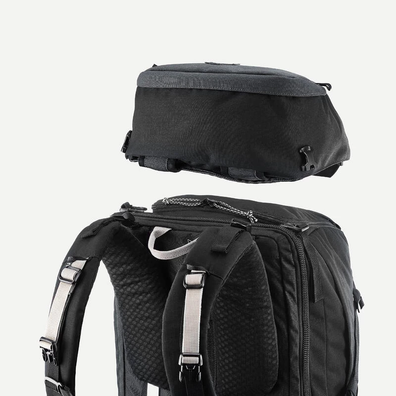 Sac à Dos De Voyage Et Trekking Ouverture Valise 50 + 6 L Homme - Travel 900 12 Sac à Dos De Voyage Et Trekking Ouverture Valise 50 + 6 L Homme - Travel 900 – Image 10