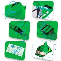 Sac à Dos Pour Enfants | Dragon Vert | Crazy Safety | Testé Et Certifié -Activités De Plein Air sac a dos pour enfants dragon vert crazy safety teste et certifie 2