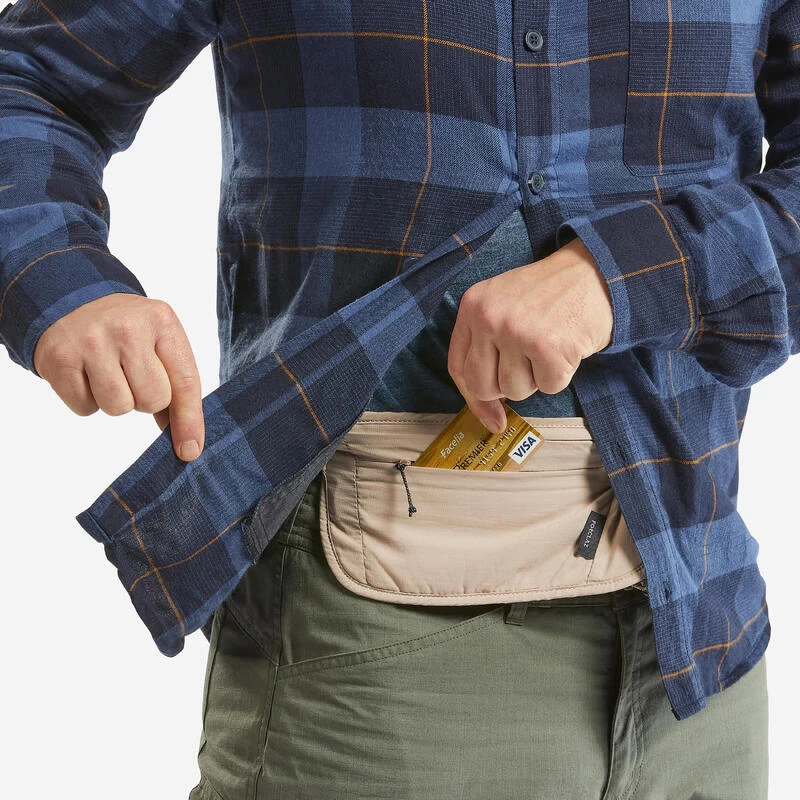 Sac Banane Discret De Trekking Voyage TRAVEL RFID Beige 3 Sac Banane Discret De Trekking Voyage TRAVEL RFID Beige