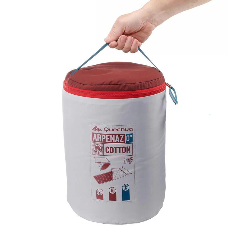 Quechua SAC DE COUCHAGE EN COTON POUR LE CAMPING - ARPENAZ 0° COTON 12 Quechua SAC DE COUCHAGE EN COTON POUR LE CAMPING - ARPENAZ 0° COTON – Image 10