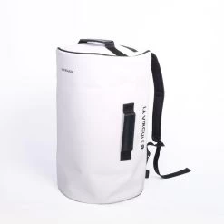 Sac Weekend Upcyclé - Duffel Bag Hors-Bord - 35L Blanc Carbone