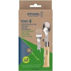 Set Complet Opinel Picnic+ - Opinel N°8 + Embouts Cuillère Et Fourchette -Activités De Plein Air set complet opinel picnic opinel n8 embouts cuillere et fourchette 1