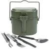 Set De Batterie De Cuisine & Couverts De Camping | Aluminium & Inox