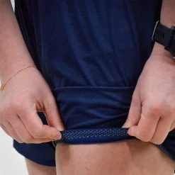 Short Course à Pied Femme Bleu Ecoresponsable -Activités De Plein Air short course a pied femme bleu ecoresponsable 4