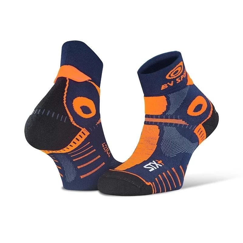 BV Sport Socquettes Trail STX+ EVO Bleu-orange 3 BV Sport Socquettes Trail STX+ EVO Bleu-orange