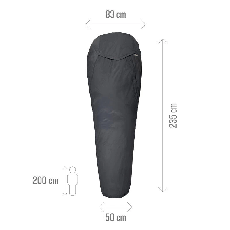 SURSAC DE TREKKING BIVY BAG Gris MILLET 5 SURSAC DE TREKKING BIVY BAG Gris MILLET – Image 3