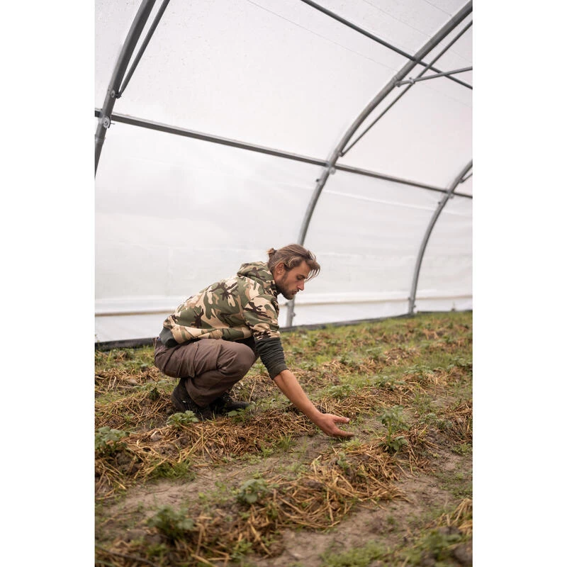 SWEAT A CAPUCHE 500 BICOLORE KAKI CAMOUFLAGE 4 SWEAT A CAPUCHE 500 BICOLORE KAKI CAMOUFLAGE – Image 2