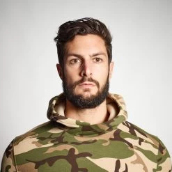 SWEAT A CAPUCHE 500 BICOLORE KAKI CAMOUFLAGE 14 SWEAT A CAPUCHE 500 BICOLORE KAKI CAMOUFLAGE -Activités De Plein Air sweat a capuche 500 bicolore kaki camouflage 4