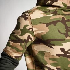 SWEAT A CAPUCHE 500 BICOLORE KAKI CAMOUFLAGE 16 SWEAT A CAPUCHE 500 BICOLORE KAKI CAMOUFLAGE -Activités De Plein Air sweat a capuche 500 bicolore kaki camouflage 6
