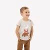 Quechua T-Shirt Enfant MH100 Beige- 2-6 ANS -Activités De Plein Air t shirt enfant mh100 beige 2 6 ans